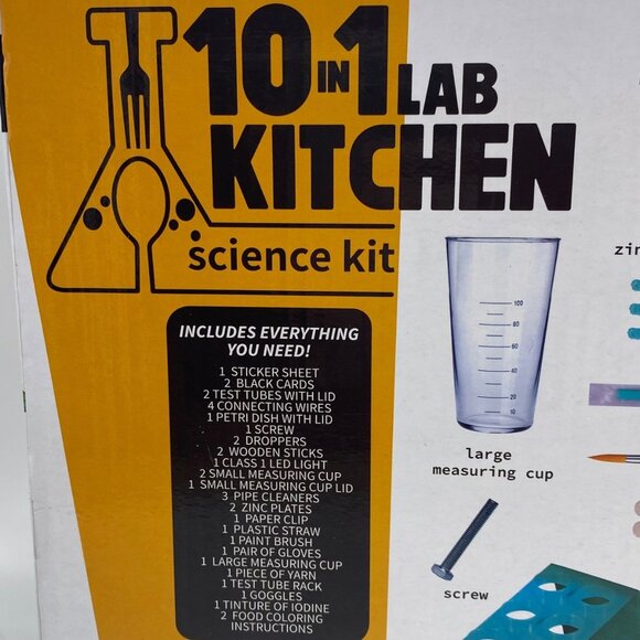 101 In 1 Lab Kitchen Science Kit By Adventure Club 10 Experiments S.T.E.M NEW - Picture 2 of 14